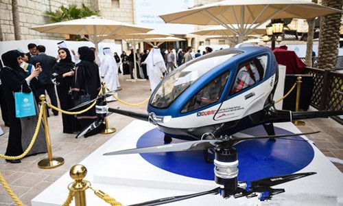 亿航自动驾驶载人飞行器7月前将在迪拜投入使用
